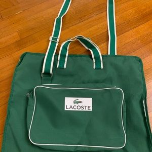 LACOSTE- garment/duffle bag